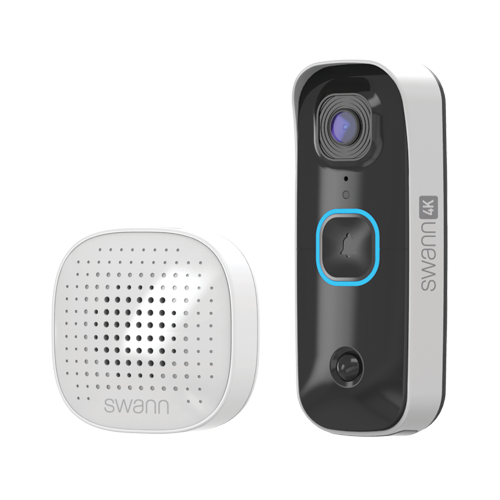 SwannBuddy4K Video Doorbell with SwannShield AI Voice Assistant | SWIFI-4KBUDDY