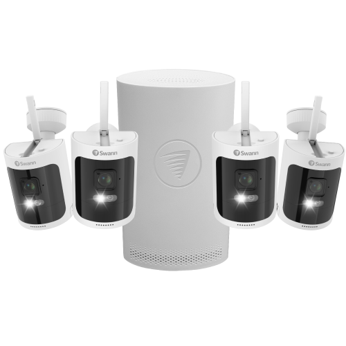 AllSecure600 2K Wireless Security Kit with 4 x Wire-Free Cameras & NVR Tower | SONVK-600SD4